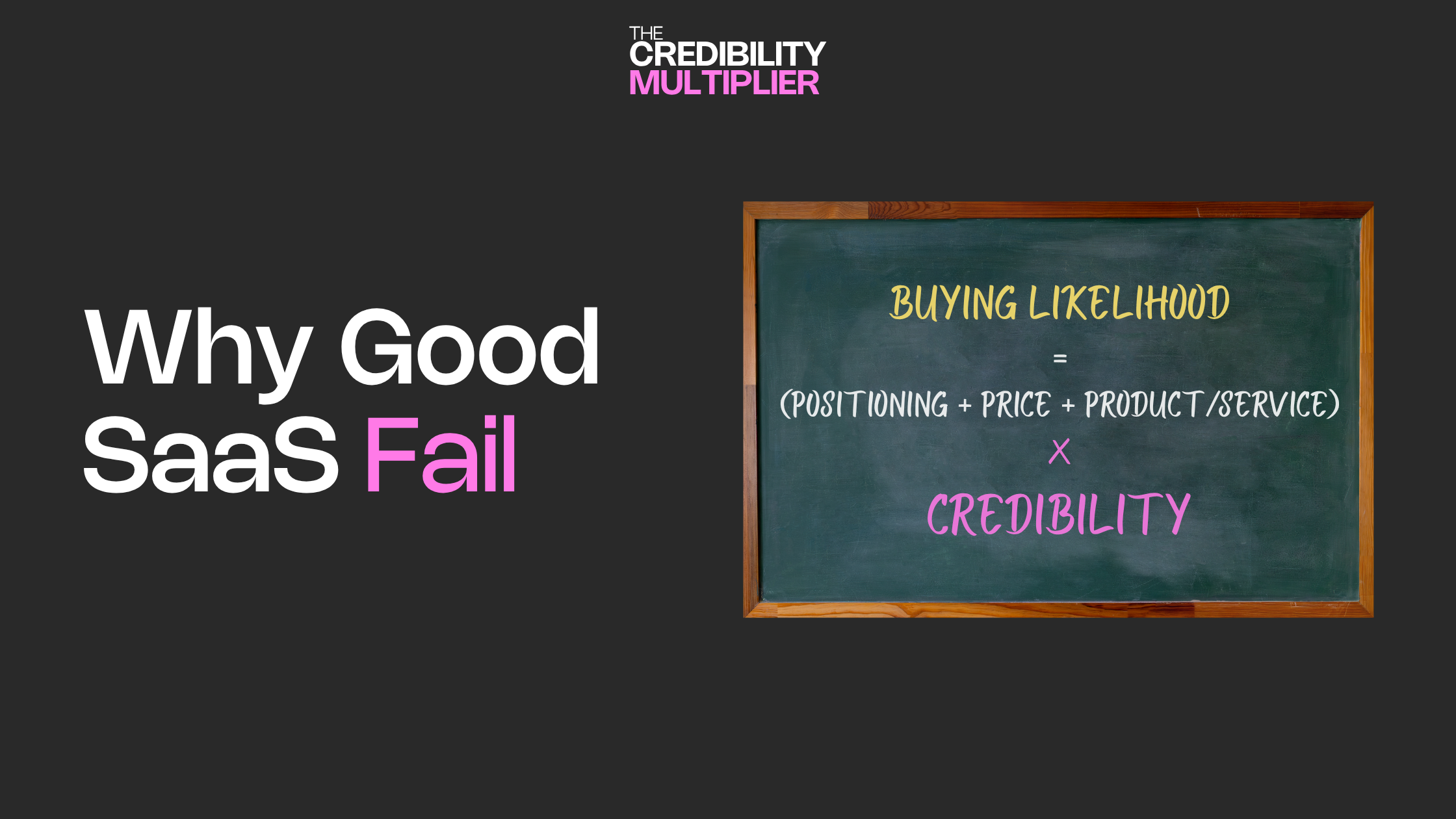 Why Good SaaS Fails (And Mediocre SaaS Thrives)